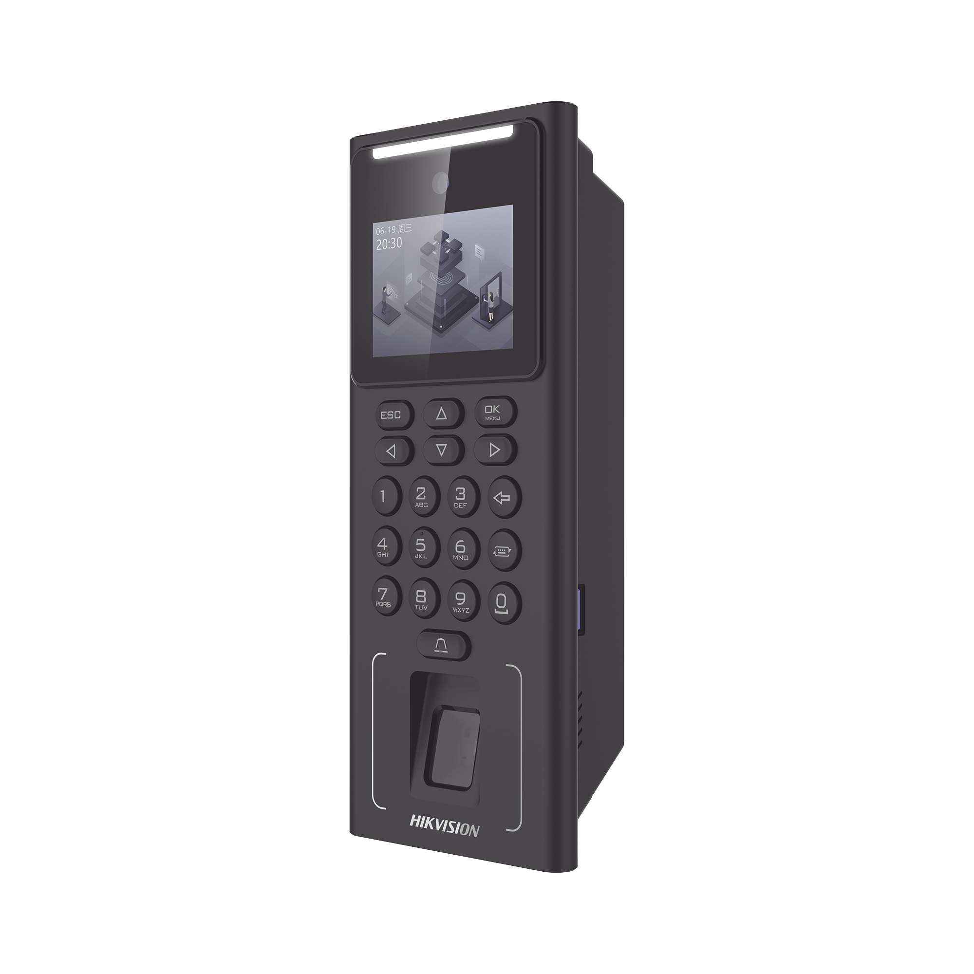 DS-K1T321MFWX-B|Terminal Facial Min Moe WIFI con Batería de Respaldo / Administrable por Smartphone o Nube / Acceso y Asistencia /500 Rostros y Lector de Tarjetas MIFARE / 3,000 Huellas / 3,000 Tarjetas